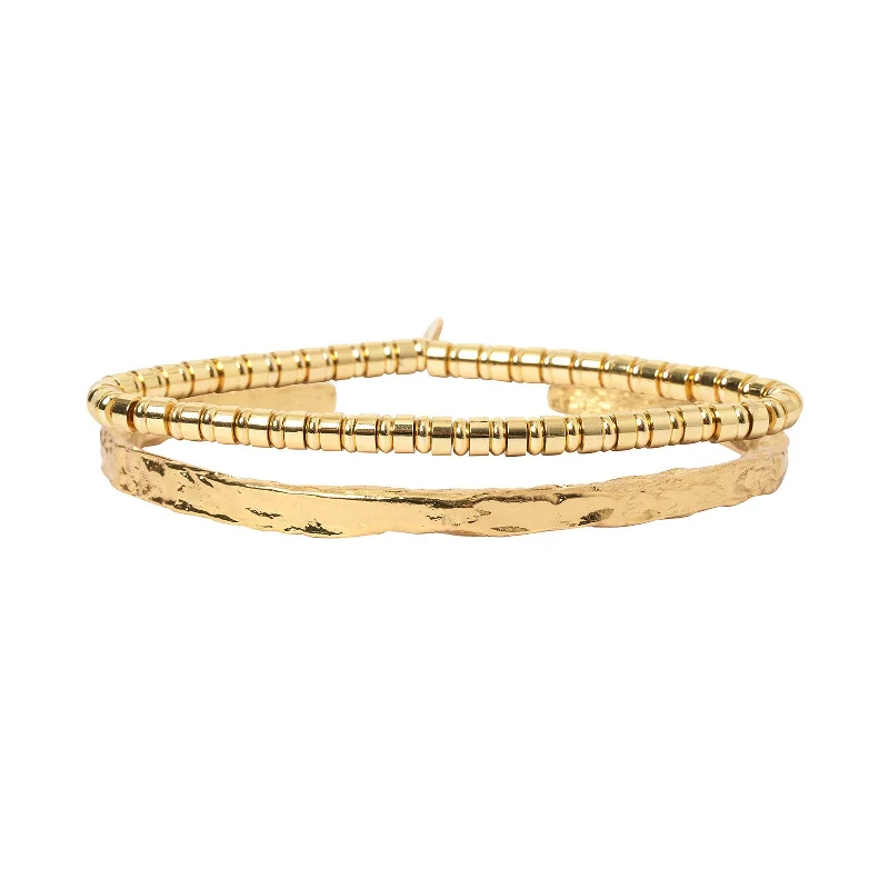 Shop Comfortably at Home Diamond Ring Tuscany Bracelet Stack