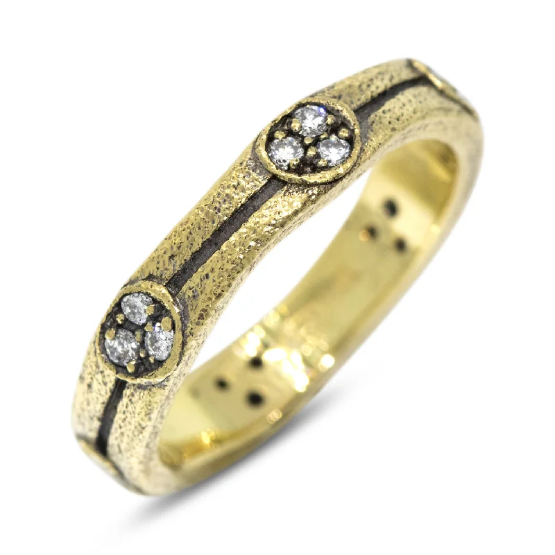 Season - End Clearance Handmade Pendant Wavy Dew Pond Diamond Ring
