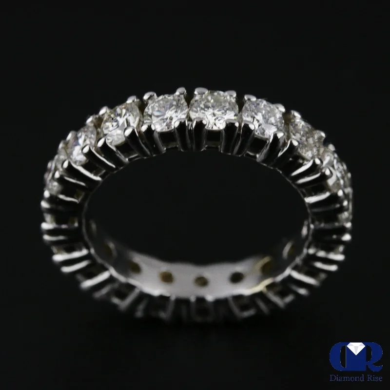 Exclusive Offers for Our Valued Customers Stackable Bracelet Women's Round Cut Diamond Eternity Wedding Band Anniversary Ring In 14K White Gold Exclusive Offers for Our Valued Customers Stackable Bracelet Women's Round Cut Diamond Eternity Wedding Band Anniversary Ring In 14K White Gold
