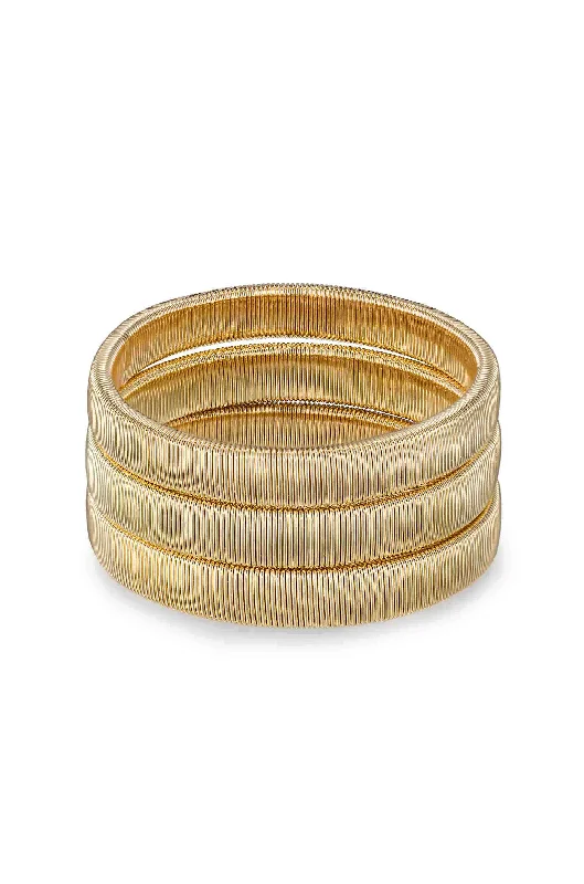 Season - End Clearance Handmade Chain Flex Stretch Bangle Set