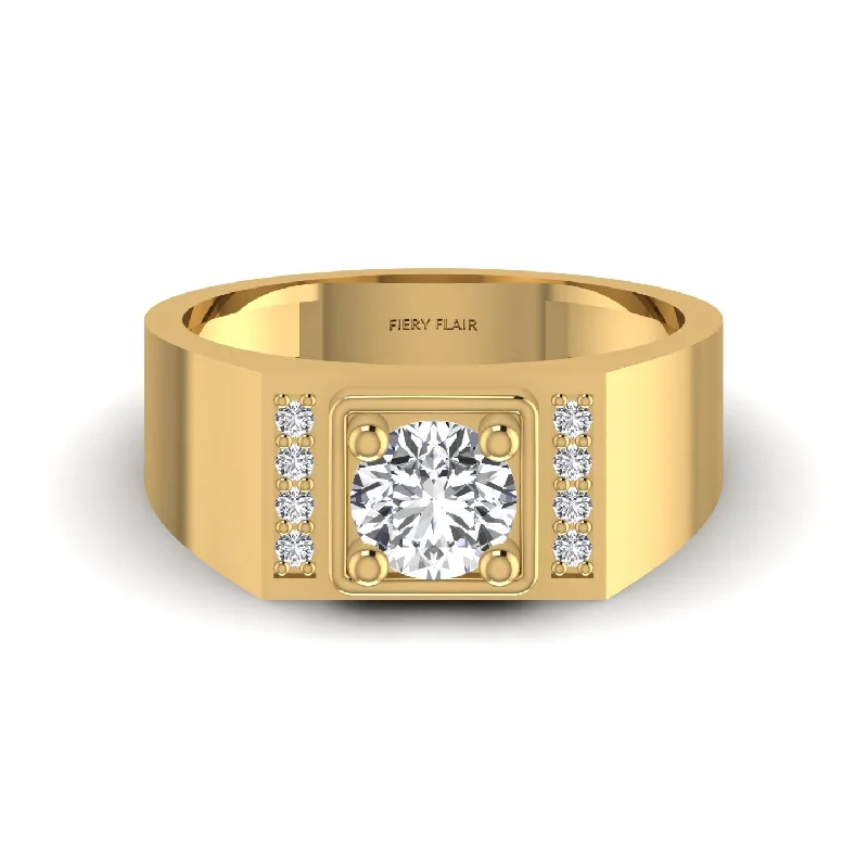 Season - End Clearance Minimalist Necklace 0.95CT Luxury Solitaire Men Diamond Ring Season - End Clearance Minimalist Necklace 0.95CT Luxury Solitaire Men Diamond Ring