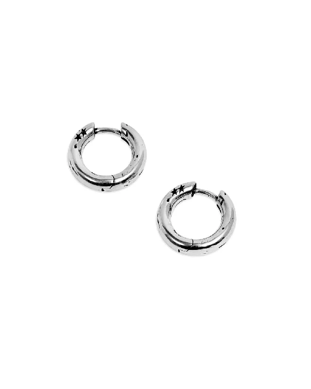 Shop Comfortably at Home Stylish Pendant Big Hoops