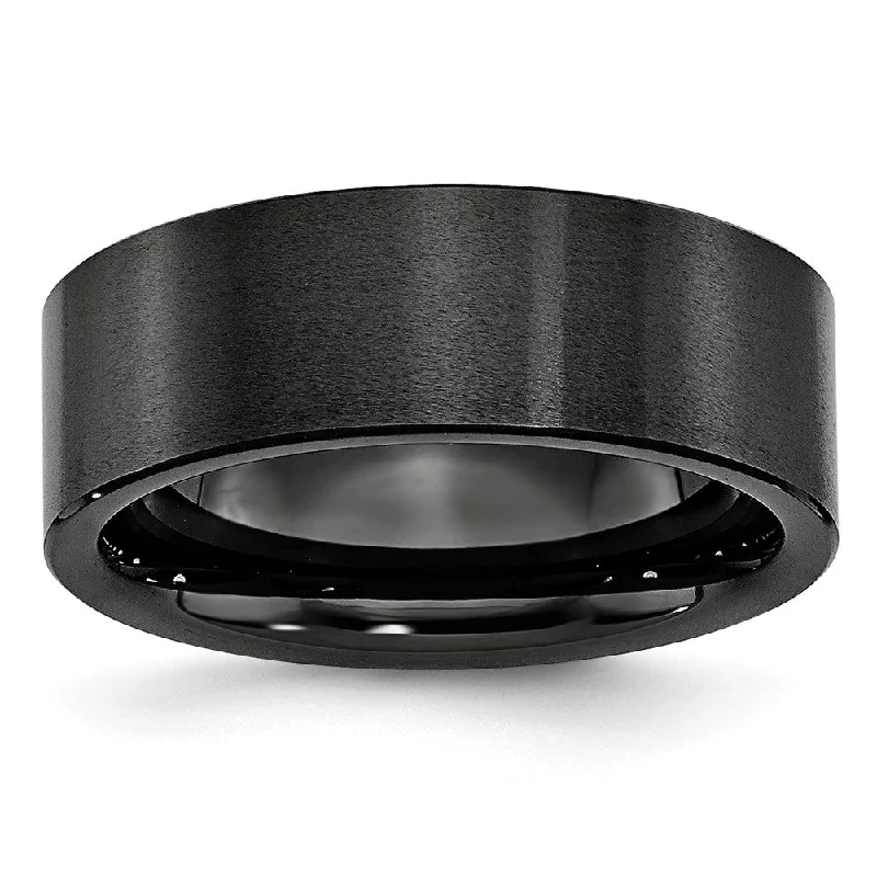 Black Friday - Style Deals All Week Long Birthstone Jewelry Black Ceramic, 8mm Flat Brushed Comfort Fit Band Black Friday - Style Deals All Week Long Birthstone Jewelry Black Ceramic, 8mm Flat Brushed Comfort Fit Band