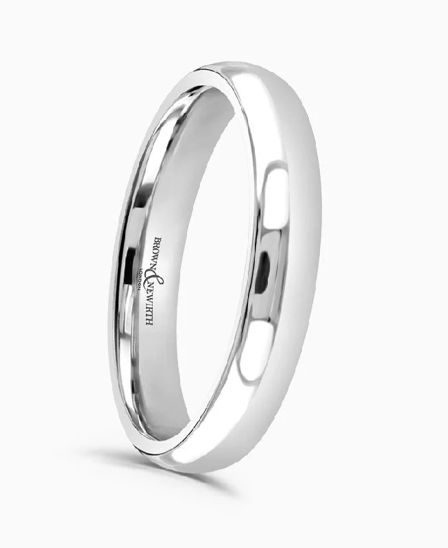 Season - End Clearance Designer Jewelry Brown & Newirth 6mm Platinum Wedding Band