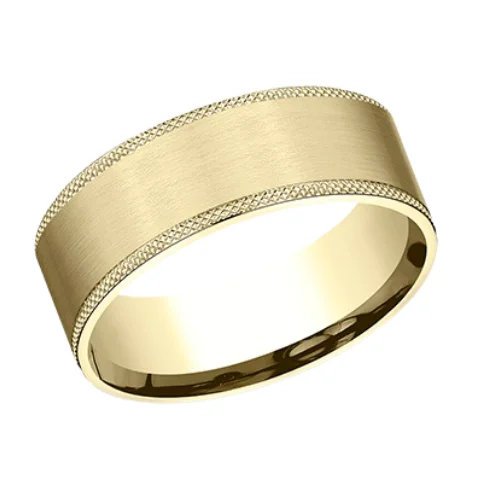 Exclusive Offers for Our Valued Customers Silver Chain The SATIN ETCHED Men's Band Exclusive Offers for Our Valued Customers Silver Chain The SATIN ETCHED Men's Band
