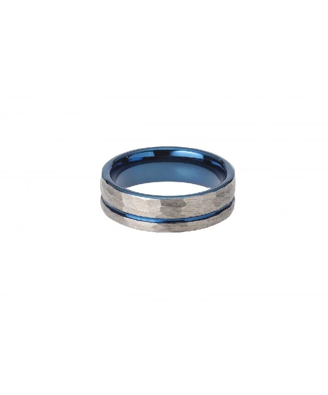 Exclusive Offers for Our Valued Customers Layered Necklace Unique & Co 7mm Tungsten Carbide Hammered Blue IP Ring Exclusive Offers for Our Valued Customers Layered Necklace Unique & Co 7mm Tungsten Carbide Hammered Blue IP Ring