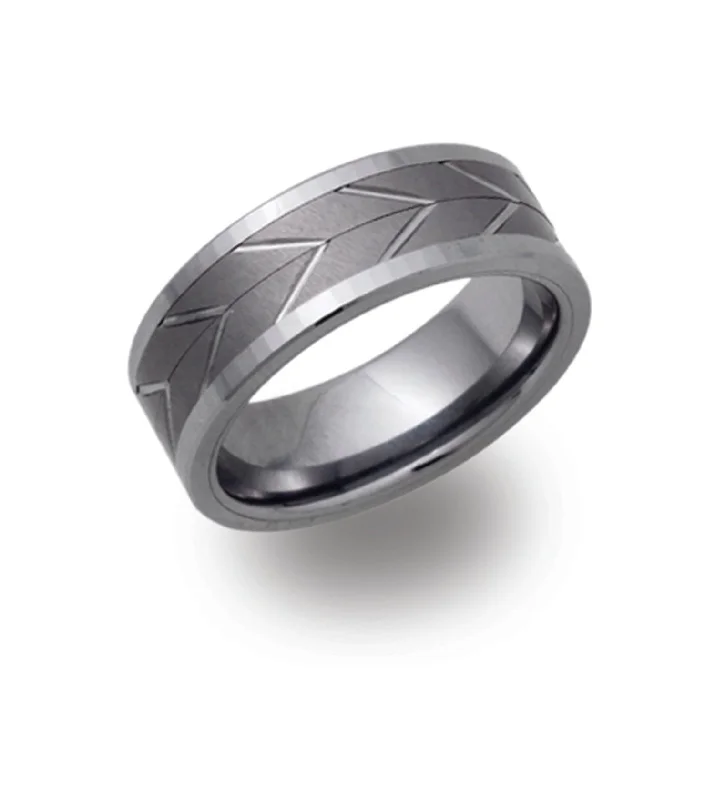 Big Savings, Big Smiles Dangle Earrings Unique & Co Tungsten Carbide Spinning Ring