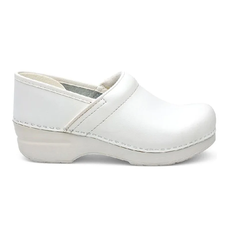 Sporty Snow Boots Dansko Women's Professional White Box Leather