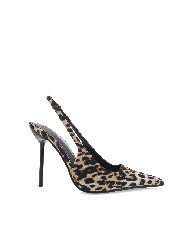 Formal Leather Shoes IGOR - LEOPARD SATIN