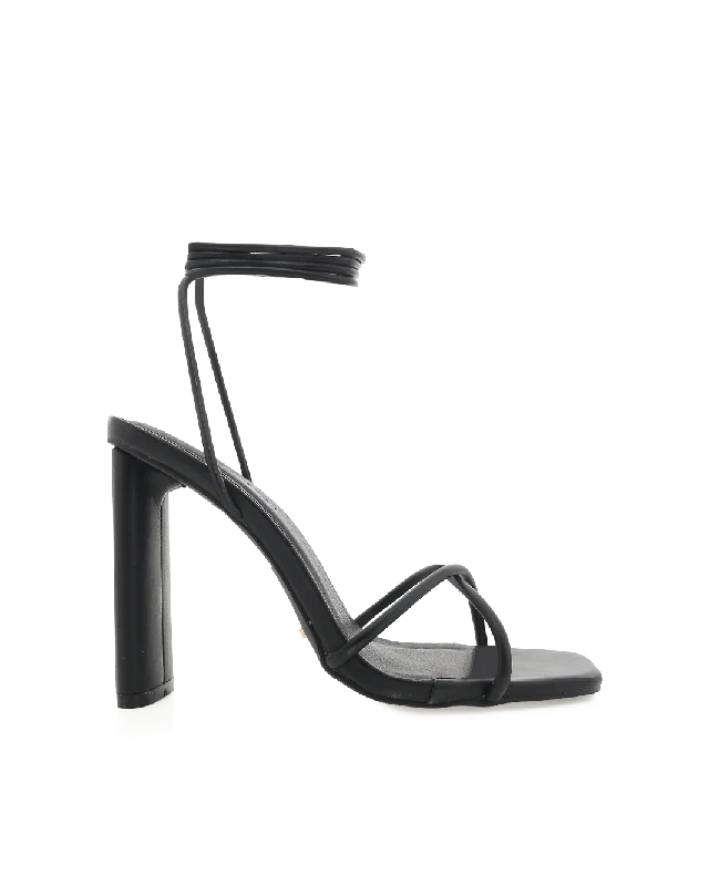 Comfortable Heeled Shoes PERLEY - BLACK