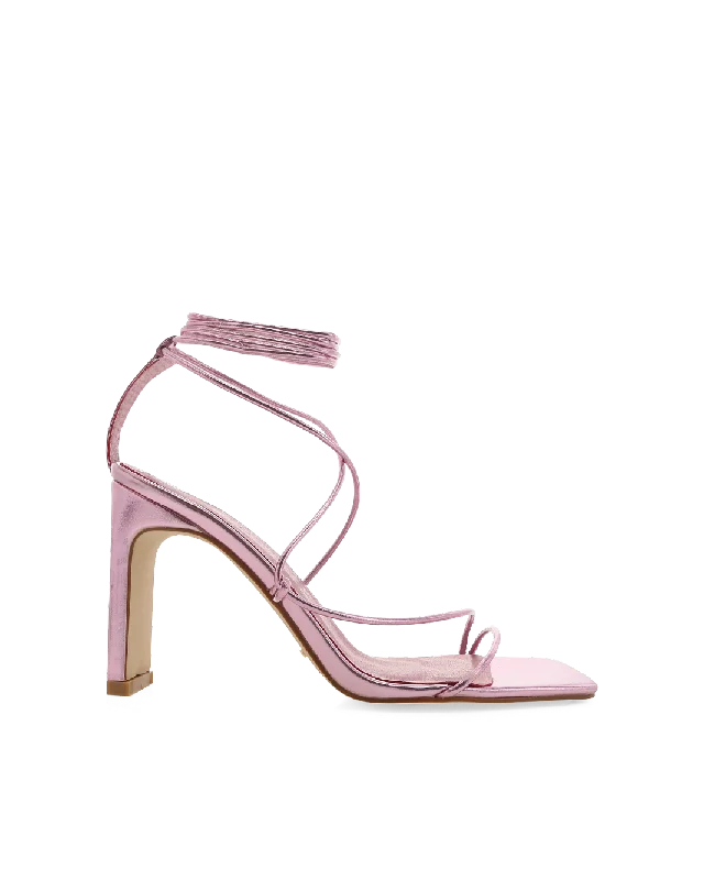 Lightweight Snow Boots ROBYN - BALLET PINK METALLIC