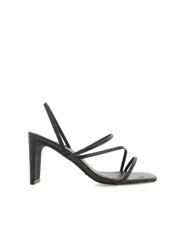 Comfortable Lace-Up Shoes SAMMI WIDE FIT - BLACK SCALE
