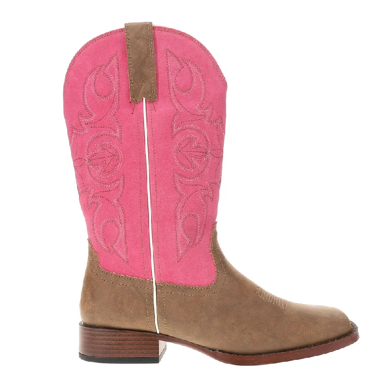 Stylish Work Sneakers Ainsley Square Toe Cowboy Boots