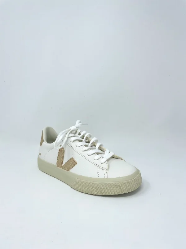 Breathable Sports Shoes Campo Chromefree Leather Extra White Platine