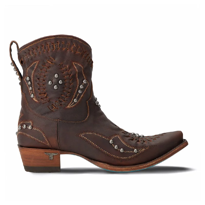 Comfortable Running Sneakers Cossette Studded Embroidered Snip Toe Zippered Cowboy Booties