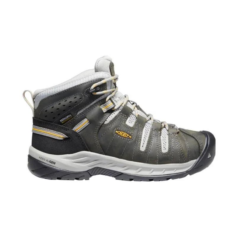 Casual Winter Shoes KEEN Utility Women's Flint II Mid Waterproof Steel Toe Work Boots - Magnet