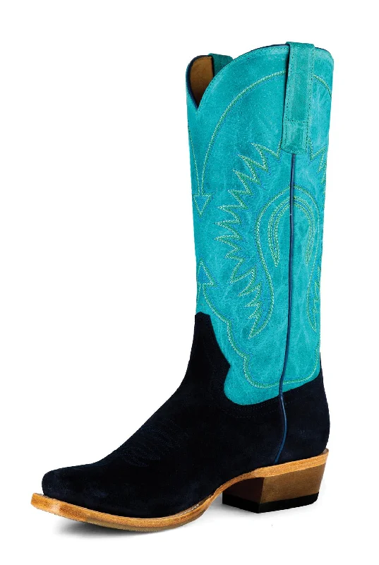 Trendy High Heels For Sale Macie Bean Womens Looney Moon Marine Blue Suede Cowboy Boots Trendy High Heels For Sale Macie Bean Womens Looney Moon Marine Blue Suede Cowboy Boots