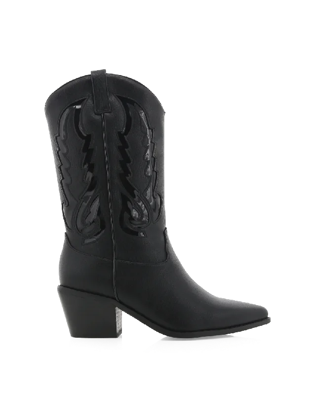 Best Hiking Shoes Online NORVA  - BLACK-BLACK PATENT
