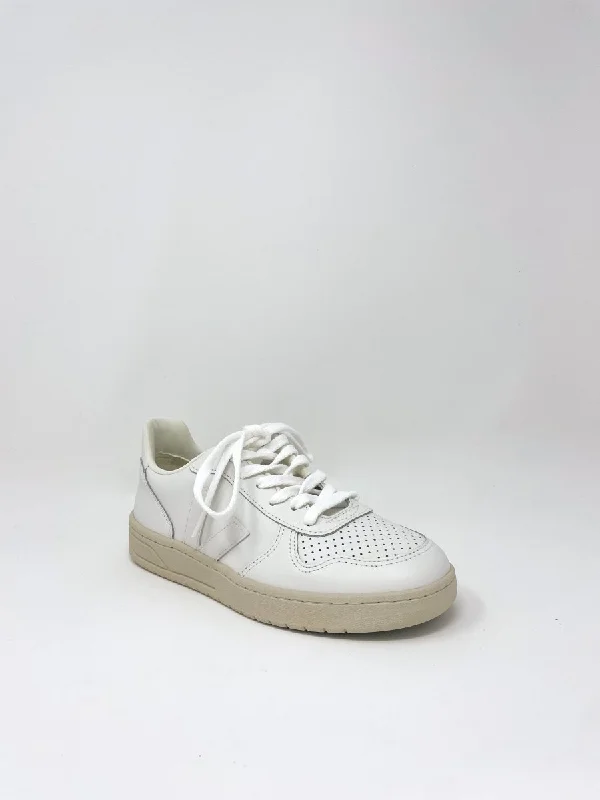 Waterproof Loafers V-10 Leather Extra-White