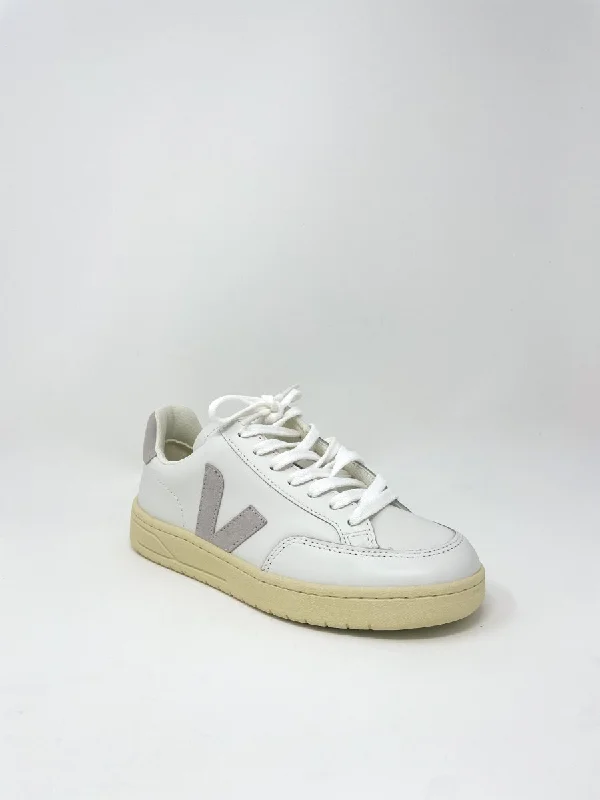Slip-On Winter Shoes V-12 Leather Extra White Light Grey