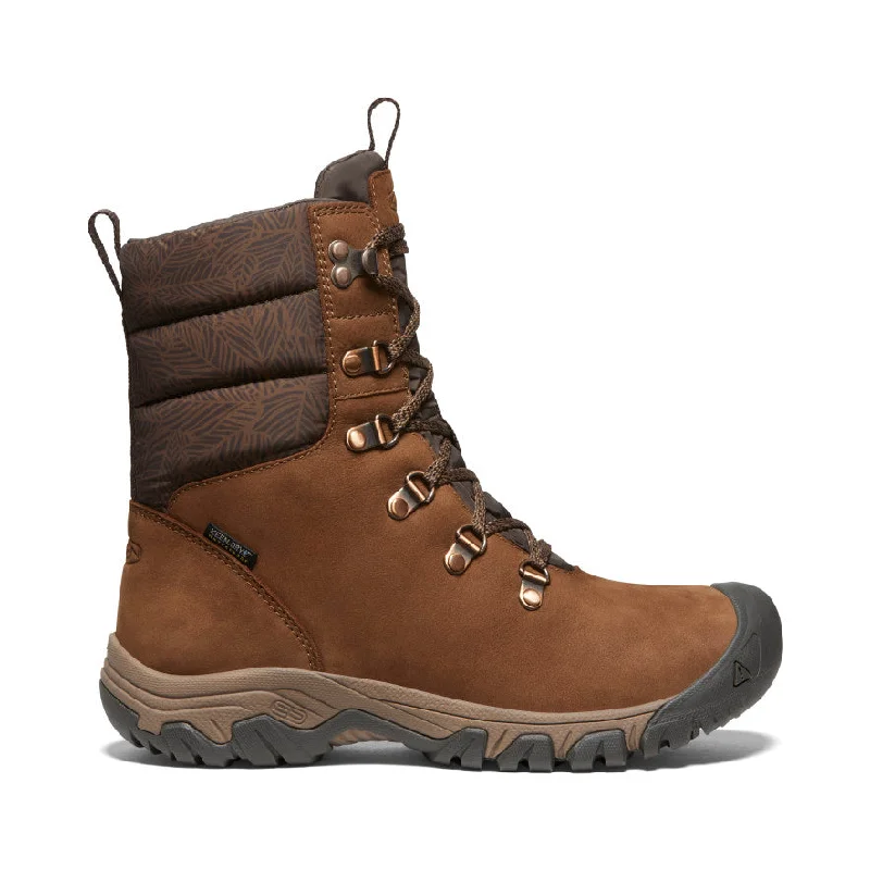 Trendy Casual Shoes Women's Greta Waterproof Boot  |  Bison/Java