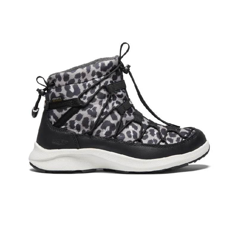 Comfortable Flats For Work Women's UNEEK SNK II Waterproof Chukka  |  Animal Print/Silver Birch